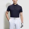 Fila Однотонная футболка-поло с коротким рукавом для гольфа, мужская, топы, Легендарный синий A11M325124FNV