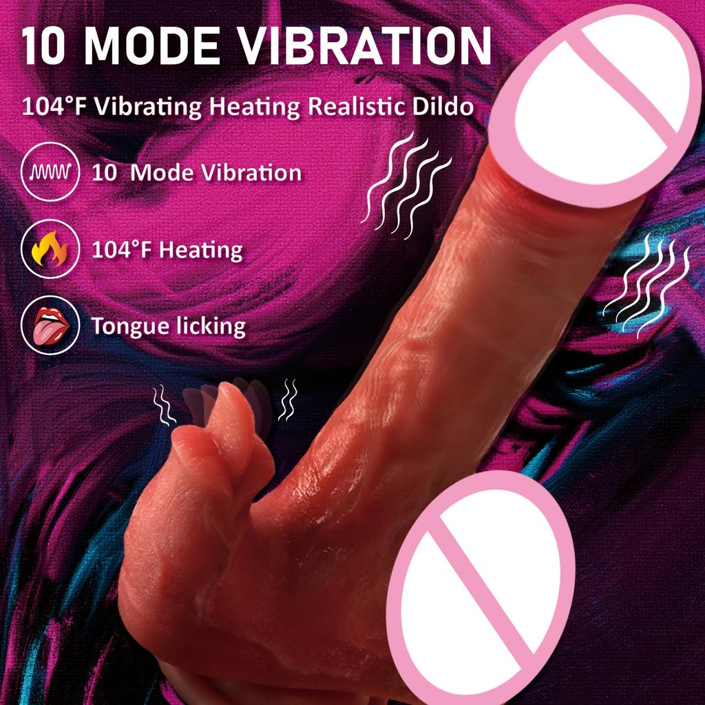 Реалистичный дилдо телескопический вибратор с подогревом пенис женская вагина мужская анальная мастурбация вибрирующие взрослые дилдо секс-игрушки для женщин