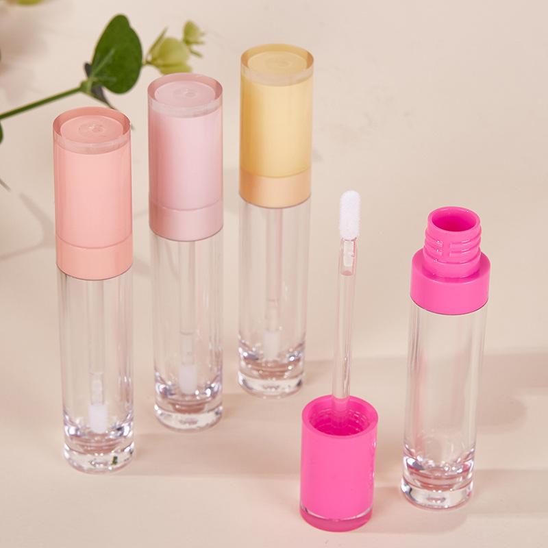 HUA 8ml DIY Lip Balm Tube Container With Cap Refillable Empty Lipstick Bottle Lipgloss Tube Cosmetic Sample Container Package