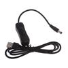 Кабель питания 5 В, USB-разъем 5,5x2,1 мм, шнур для зарядки с переключателями для маршрутизатора, светодиодная подсветка, охлаждающий вентилятор, электроника 5 В