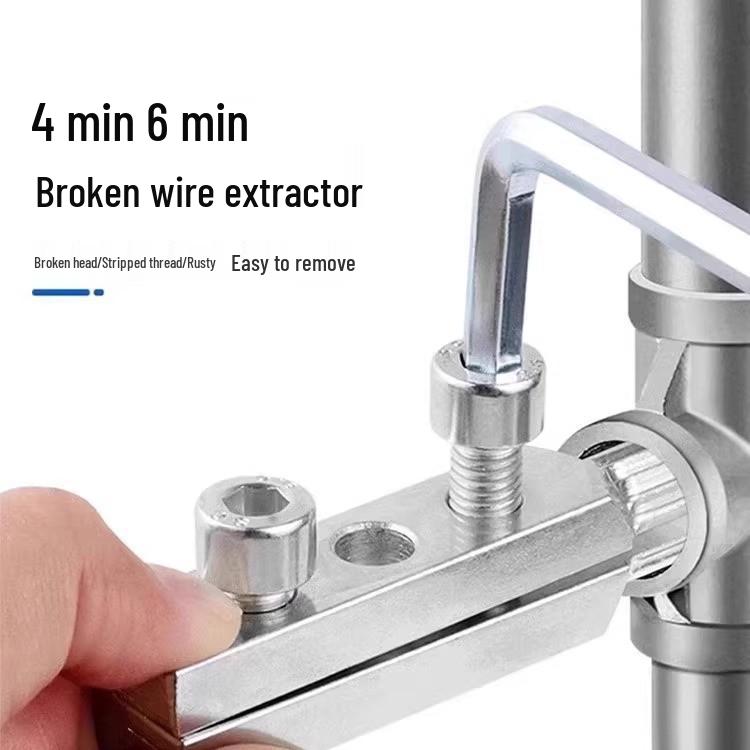 Бытовой кран Клапан Экстрактор сломанной резьбы для 4-6 точечных клапанов