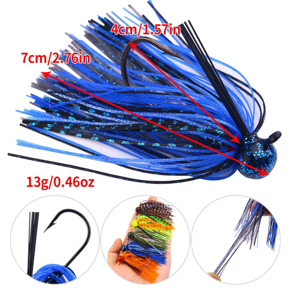 Рыболовная приманка Football Jig Spinner Bait Weedless Jig Chatter Bait Chatterbait Wobbler для ловли окуня