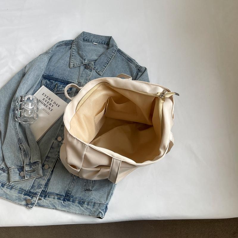 Холщовая сумка женская сумка через плечо большая вместительная сумка для поездок на работу однотонная сумка