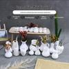 Miniature White Art Vase for Dollhouse Decor