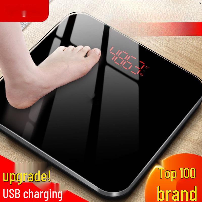 Rechargeable High-Precision Household Electronic Weight Scale, Durable and Compact with Free Shipping
