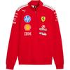 Puma Свитшот Scuderia Ferrari Hp Replica Series с воротником-стойкой, молнией до середины, длинным рукавом, унисекс, 713821-01