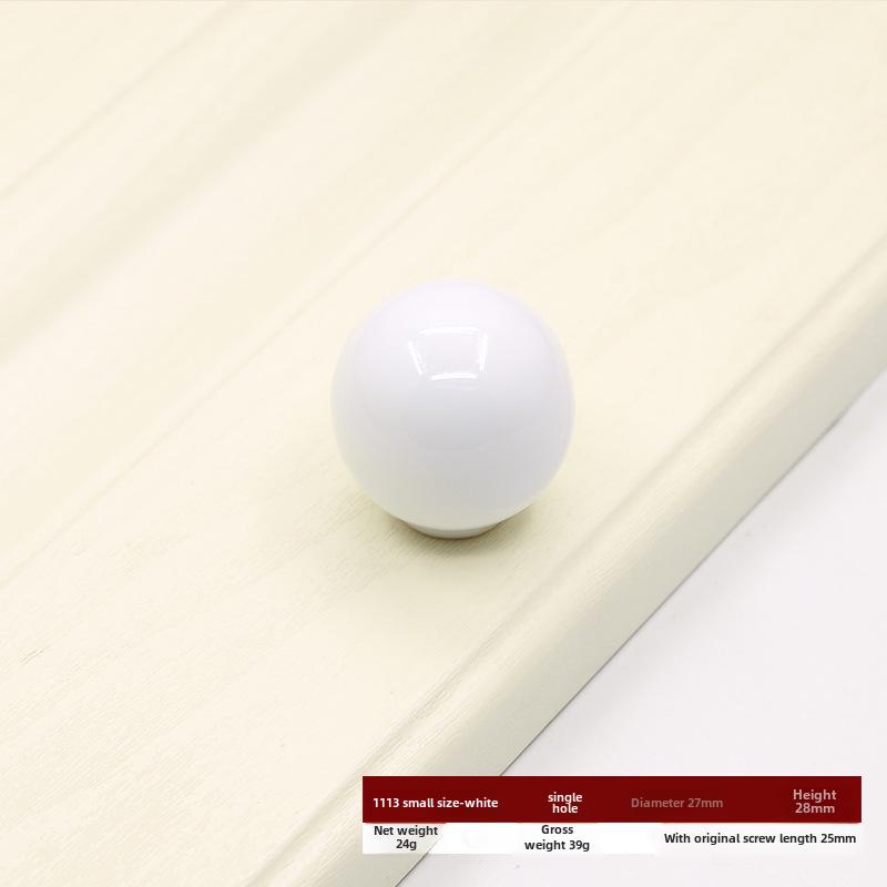 Круглая цветная керамическая дверная ручка для шкафов, гардеробов и ящиков