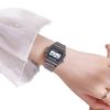 Trendy LED Electronic Watch: Harajuku Style, Multifunctional, Perfect for Junior & High School Students, WR F91W with Steel Band.