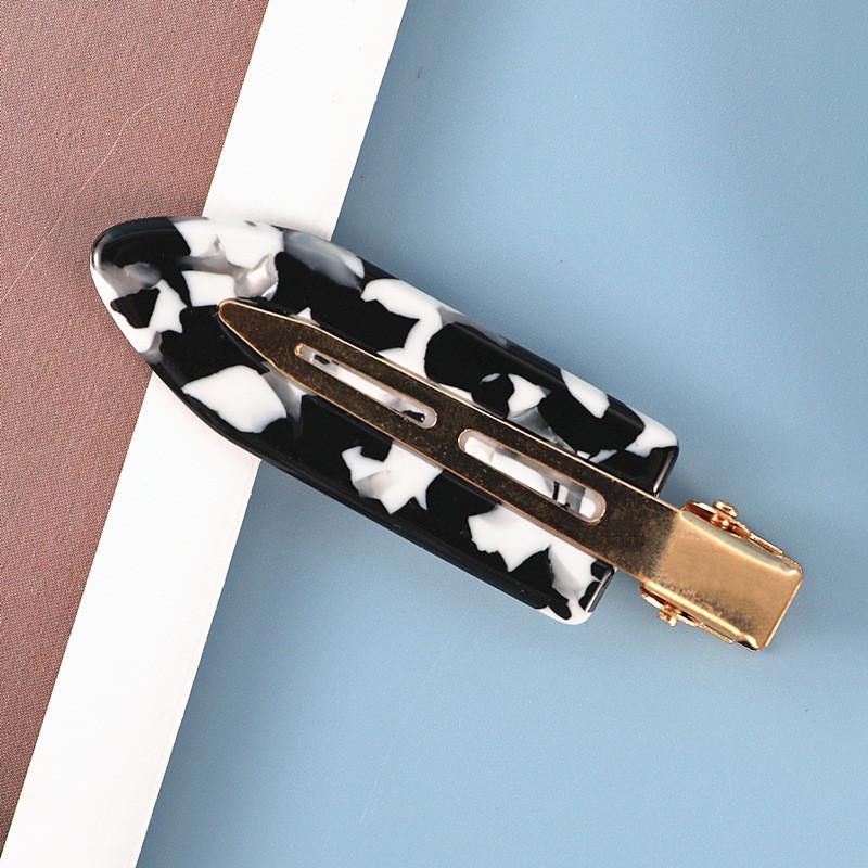 2/3/4/6 шт. ацетатные заколки для волос в Корейском стиле, золотисто-белые блестящие заколки для волос, головные уборы для девочек и женщин, аксессуары для волос