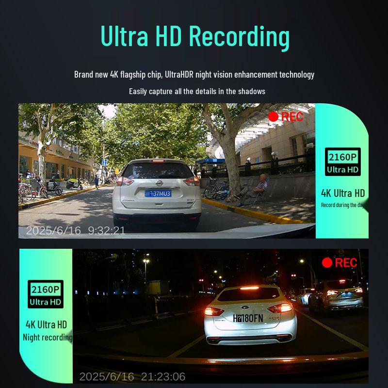 4K Видеорегистратор для BMW 1, 3, 5, 7 Серии, 320, 325, 525, 530, 730 - Оригинальный Дизайн, Ткань Не Требуется.