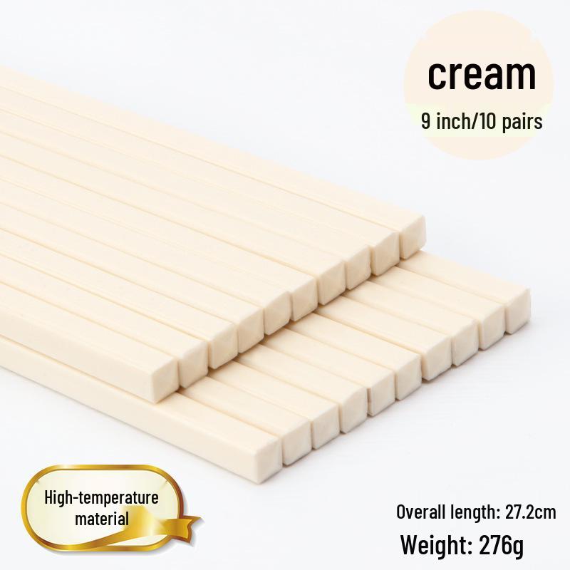 Colorful Disinfected Melamine Chopsticks for Hotels, Restaurants, and Fast Food