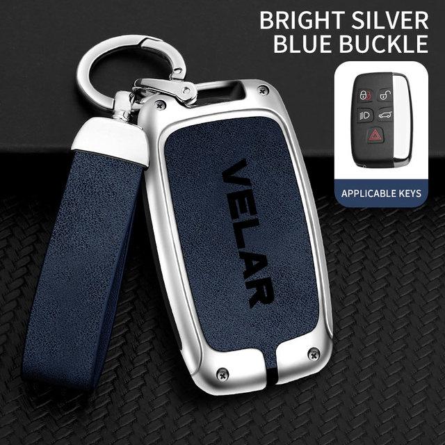 Чехол для дистанционного ключа автомобиля из цинкового сплава, чехол для Land Rover Velar, защита для дистанционного управления Land Rover VELAR, автоаксессуары