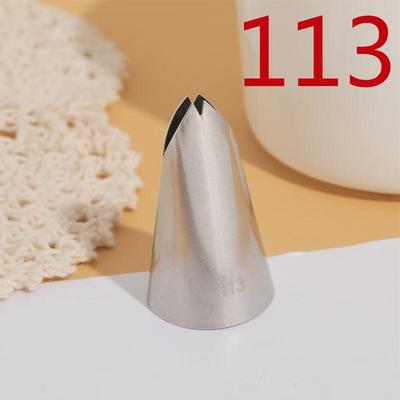 ZISIZ 113# Насадка для украшения торта из нержавеющей стали 304 в форме листа и бантика