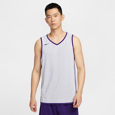 Men's Nike STOCK Basketball Jersey Men's Garden Purple