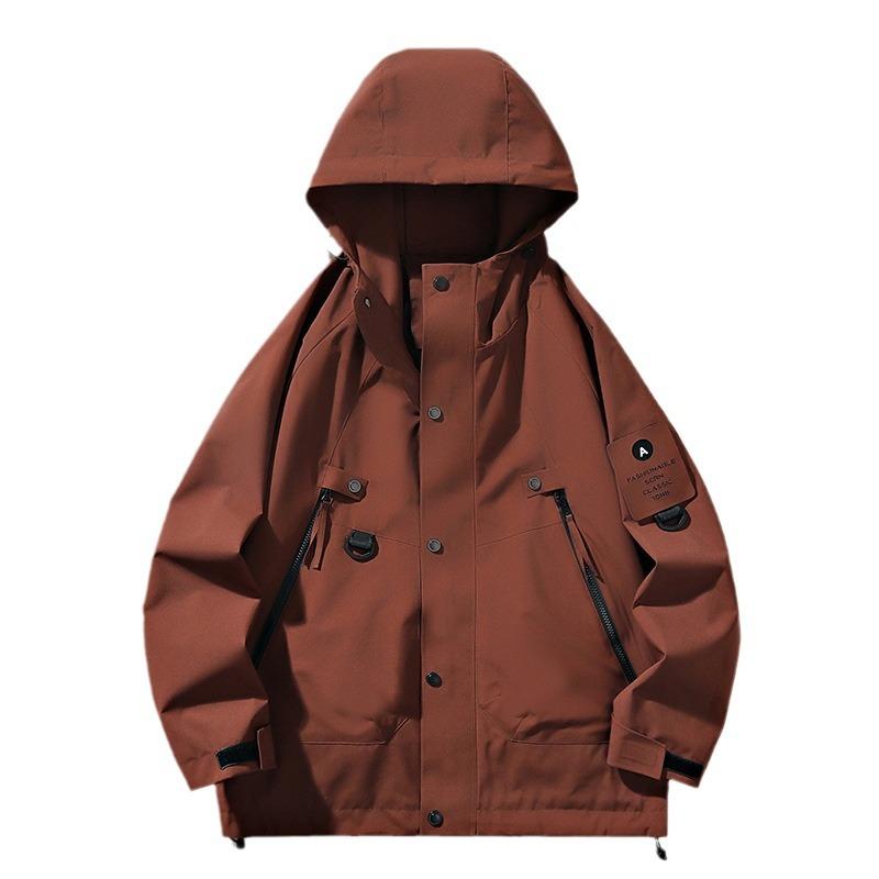 Jacket Jacket Autumn American Functional Tooling Loose Men's Large Size Couple Casual Top Jacket