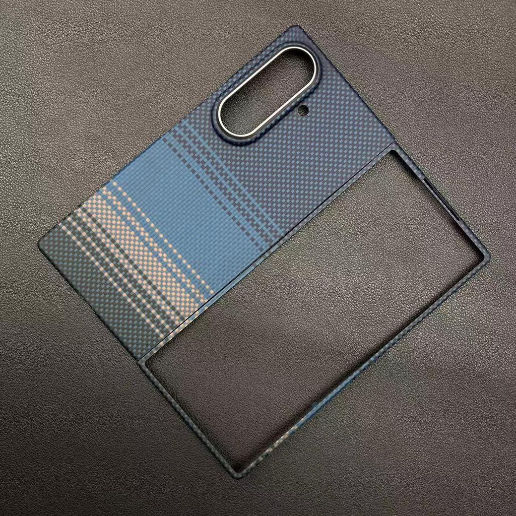 Для Samsung Galaxy Z Fold8 Ultra Fold 8 Ultra Чехол из Кевлара Двойной Осевой Защитный Магнитный Углеродное Волокно Противоударный Защитный Чехол