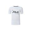 New FILA Athletics Set In Sleeve T Shirt Men's Jade White A11M232102F-WT