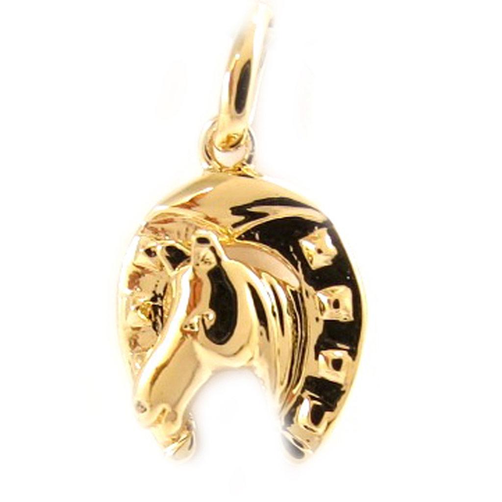 Les Trésors De Lily [L4389] - Позолоченный кулон «Подкова»