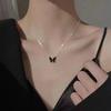 Brand—gradient Butterfly Necklace - Light Luxury Clavicle Necklace for Girls, Brings Good Luck