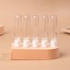 5Pcs 2/3/5/10Ml Mini Refillable Bottle Transparent With Cap Empty Sample Vial Powder Solid Storage Essential Oil Bottle