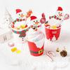 50pcs Paper Christmas Lollipop Paper Santa Claus Kids Candy Gift Package  New Year