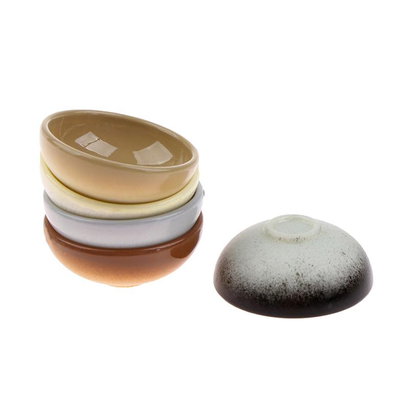 10 шт., миниатюрная миска, блюдо, круглая, масштаб 1/12, кукольный домик, кухонный аксессуар для столовой