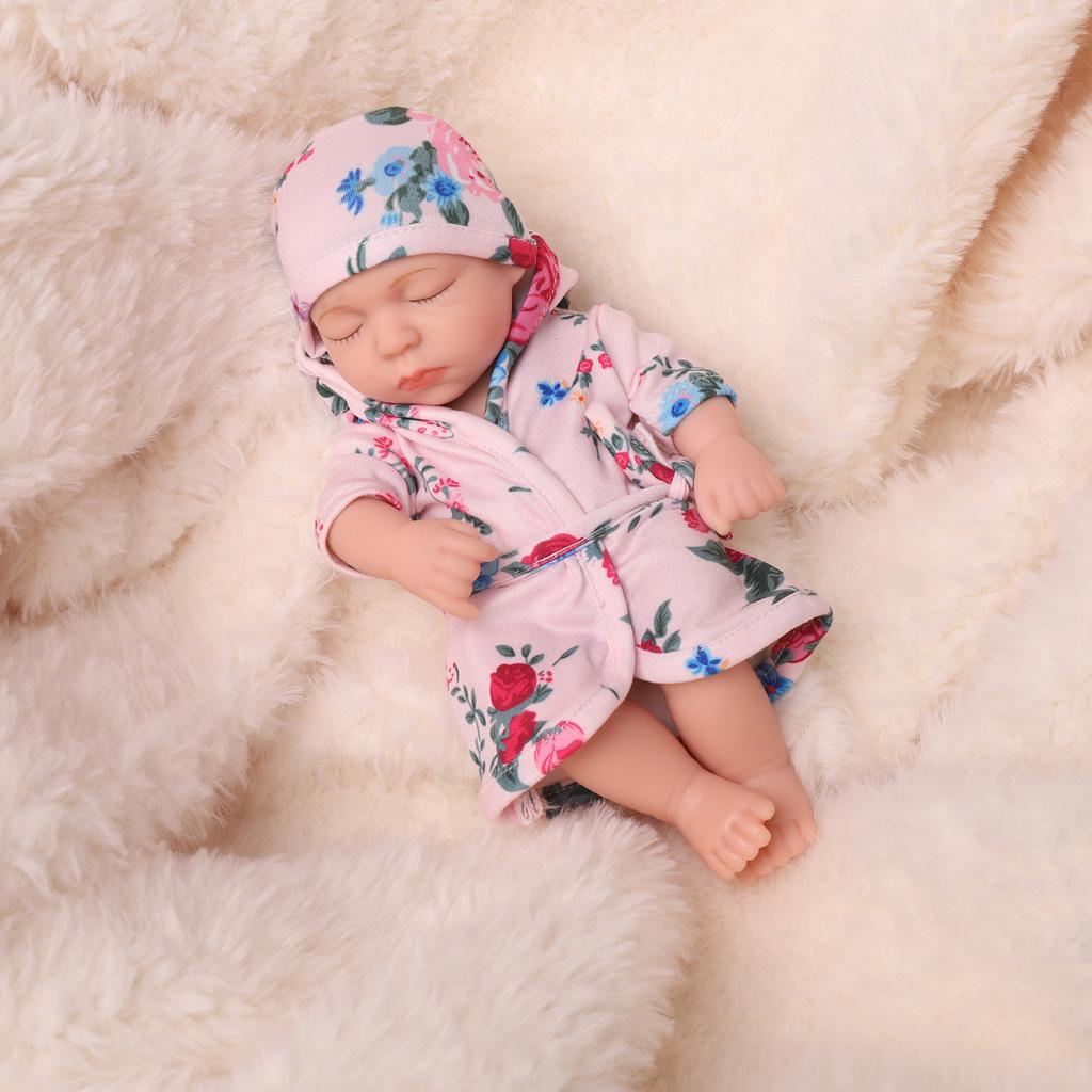 19 см детская кукла реборн мини-моделирование всего тела мягкая резиновая эмалированная кукла подарок для девочки кукла кукла