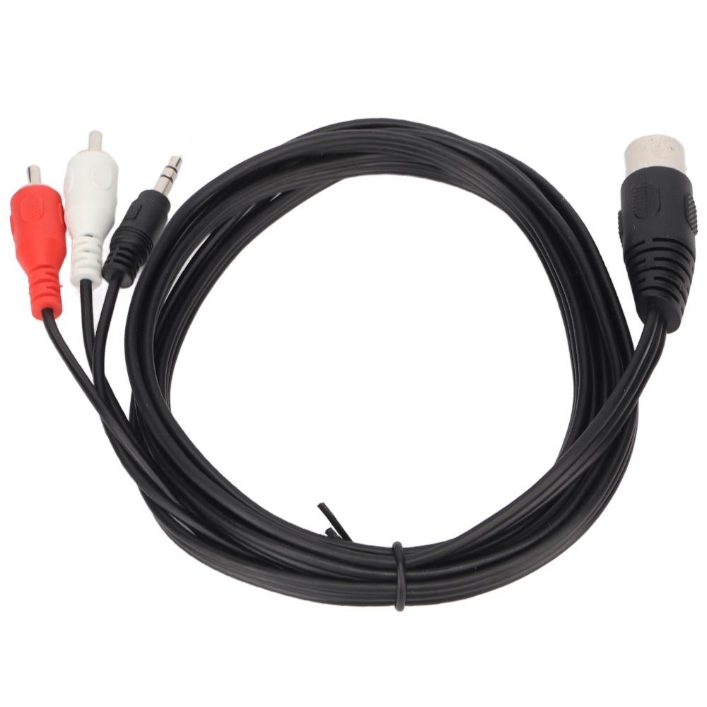 Plug and Play DIN 8Pin Male Audio Lead Male to Male Audio Connection Cable  Vintage Audio Equipment
