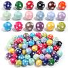 5pcs/lot 20mm White Polka Dot Resin Beads Colorful Round Loose Spacer Beads For Jewelry Making DIY Crafts Pen Beads Accessories