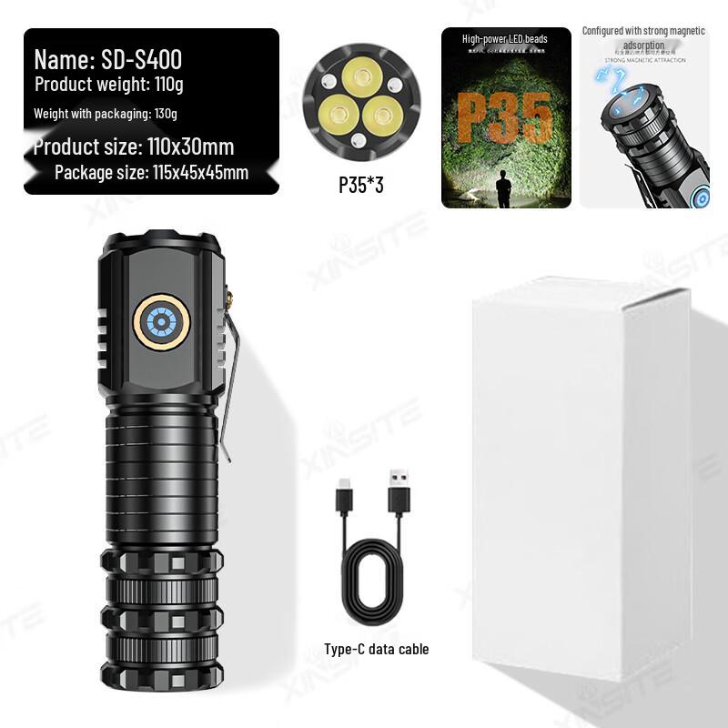 Dream Bubble S350 Mini Cap Clip Flashlight