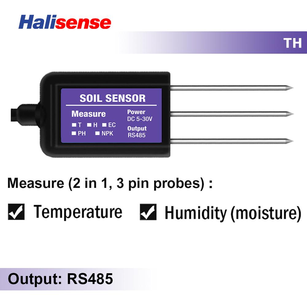 RS485 Modbus Датчик почвы 7 в 1 Измеряет Влажность почвы Температуру Влажность EC PH NPK
