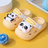 Cartoon Panda New Summer Cute Children's Sandals Soft Sole Boys' and Girls' Non-Slip Lightweight Clogs