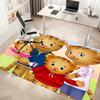 1pc Daniel Tiger's Neighborhood Print Area Rug - Soft, Washable Non-Slip Indoor Mat, Living Room, Home Office Decorative Rug,Office Decorative