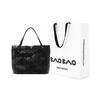 ISSEY MIYAKE Slash PVC Tote Bag, Shopping Bag, Laptop Bag, Handbag, Shoulder Bag Regular Women's Black BB08-AG401-16