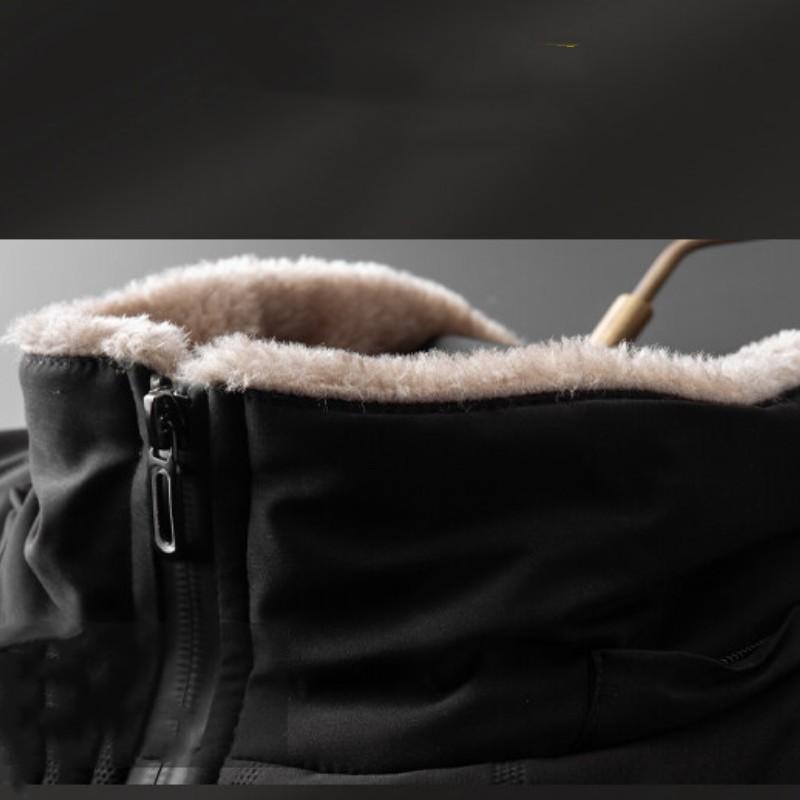 Зимняя хлопковая куртка для мужчин среднего и пожилого возраста больших размеров, теплый костюм для папы