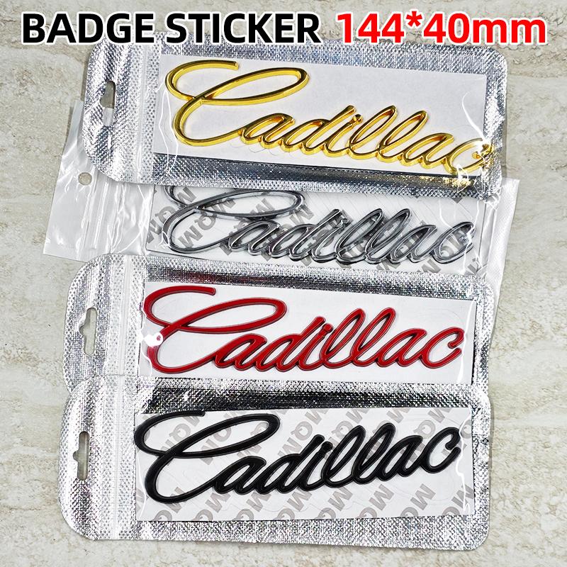 For Cadillac Logo Escalade CT5 CT6 XT5 XT6 DTS SLS XLR ATS SRX Tiburon Car Side Fender Rear Letter Sticker Styling Accessories Dl1