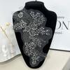 Lace Fabric Rhinestones Embroidery Applique Handmade Cloth Applique Exquisite Cloth Patch Sewing