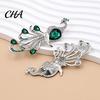 Rhinestone Animal Brooch Faux Crystal Peacock for Women, Bling Elegant Lapel Pin Pin, Dainty Clothing Jewelry Wedding Party Prom Shape