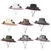 Широкополая шляпа от солнца со встроенным солнечным вентилятором для мужчин и женщин, летняя охлаждающая пляжная шляпа-ведро для рыбалки на открытом воздухе, пешего туризма, кемпинга