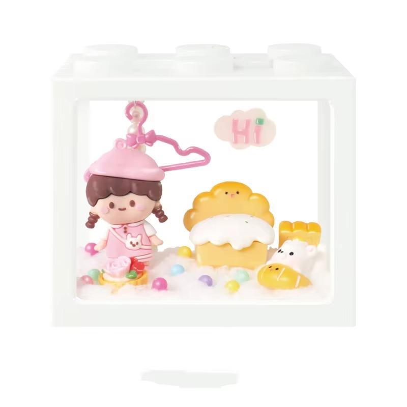 Handmade Art Toys 1PCS Handmade Material Pack Micro Landscape Scene Cottage Toys Birthday Gift for Girls