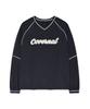 COVERNAT WOMAN Logo Nylon Long Sleeve Navy