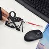 Pen Container 3D Printed Pencil Stand Plastic Funny Pen Ornament Stickman Warrior Pen Holder  Car