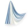 Large Cashmere Silk Serenity Gift Box Included [Pashmina Collection] Stole, Gradient, 70x200cm, Blue,