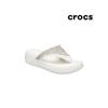 Crocs Женские шлепанцы на танкетке Monterey Diamante Oyster 206343 174
