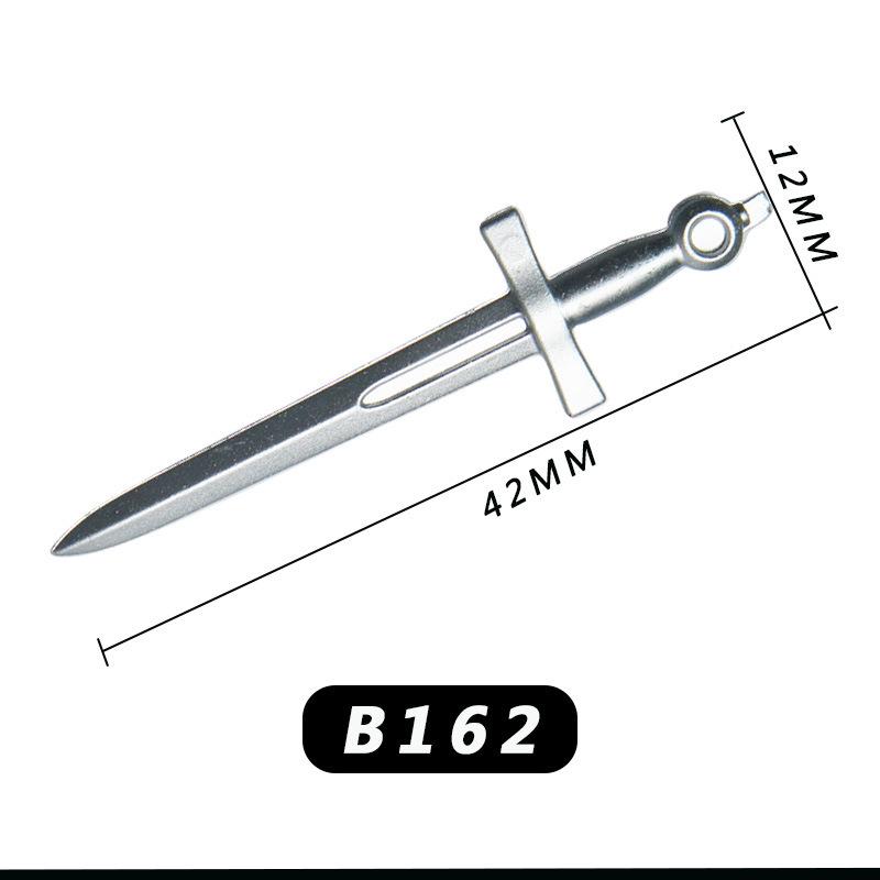 Минифигурка средневекового рыцаря: Фонтан, Рапира, Совместимый с кубиками LEGO