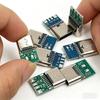 20-1 шт. 5/6-контактные female разъемы Type C USB Электрические клеммы Пайка DIY Кабель данных Поддержка Платы PCB Разъем Оборудование Ремонт