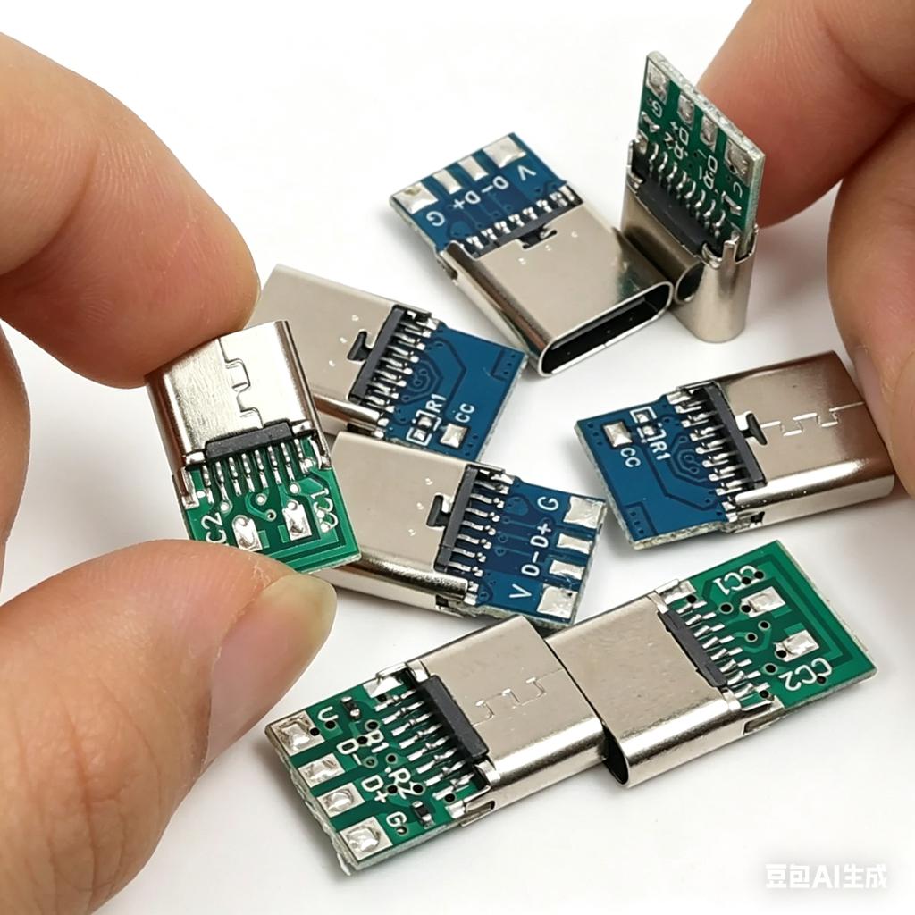 20-1 шт. 5/6-контактные female разъемы Type C USB Электрические клеммы Пайка DIY Кабель данных Поддержка Платы PCB Разъем Оборудование Ремонт