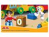 Набор из 50 детских блоков-пазлов в виде поезда с цифрами и ведром для хранения