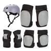 Kids Adult Skateboard Roller Skating Safety Gear Set 7-Piece Helmet Elbow Knee Wrist Protection Inline Scooter