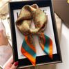 70 * 70cm New Silk Small Square Scarf For Women'S Neck Protection Professional Scarf Versatile Hair Tie Headscarf Scarf
